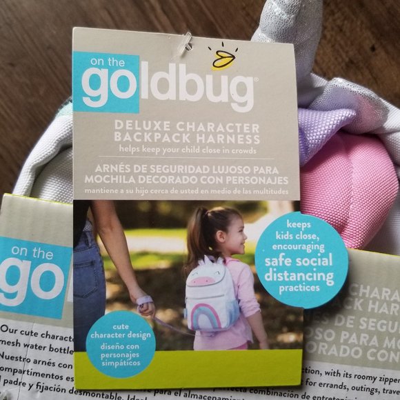 Goldbug Deluxe Character Backpack Harness (Unicorn) - Picture 5 of 7
